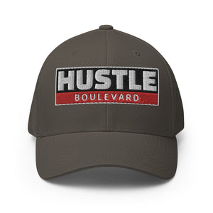 HUSTLE HORIZON RBW : Closed Back FlexFit Style Structured Twill Cap