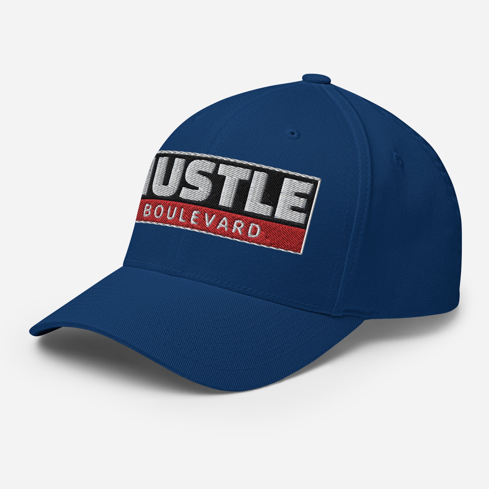 HUSTLE HORIZON RBW : Closed Back FlexFit Style Structured Twill Cap