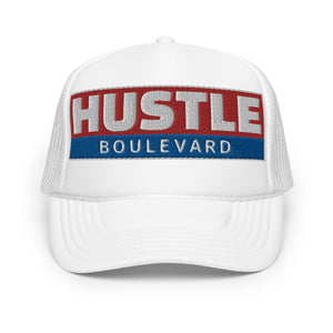 HUSTLE HORIZON RWB : snapback trucker hat